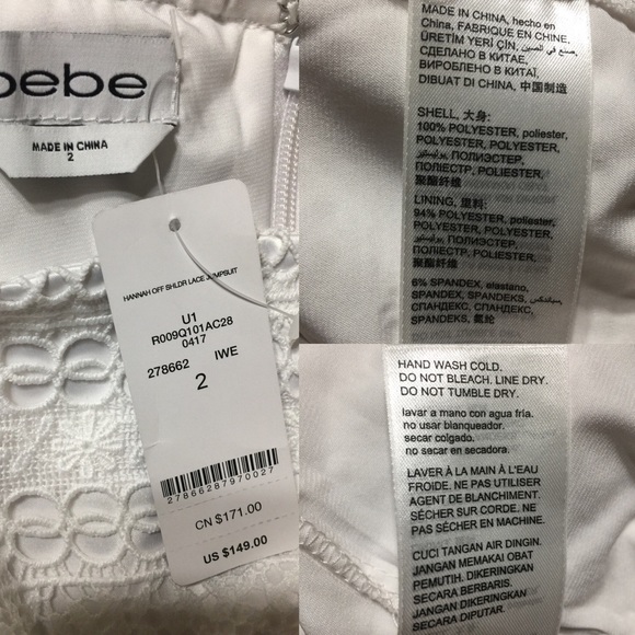 Bebe Pants Jumpsuits Off Shoulder White Lace Jumpsuit Size 2 By Bebe Poshmark Bebe Pants Jumpsuits Off Shoulder White Lace Jumpsuit Size 2 By Bebe Poshmark